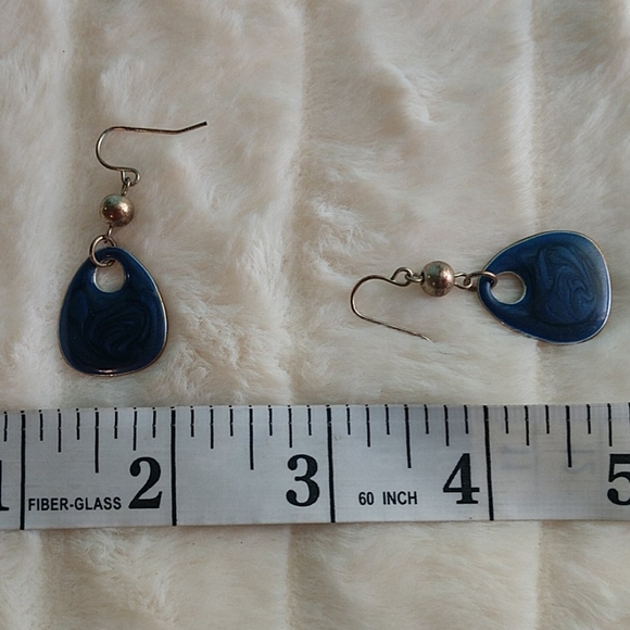 Boho resin earrings - Picture 3 of 3